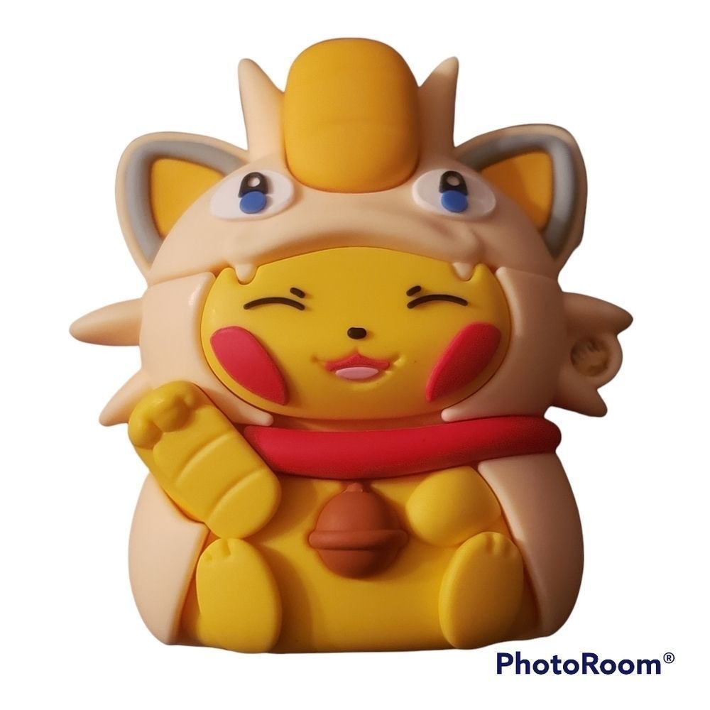 Pokemon 'Pikachu x Meowth' Premium AirPods Case Shock Proof.